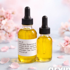 Oil Glass Dropper Bottles 2-Pack Yellow/Clear...