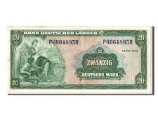 [#302845] Banknote, GERMANY - FEDERAL REPUBLIC, 20 Deutsche Mark, 1949, 1949-08-