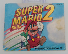 Super Mario Bros. 2 Nintendo NES, 1988 - MANUAL ONLY - Authentic