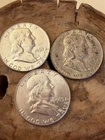 Benjamin Franklin 1963 D Half Dollar 90% Silver 50c