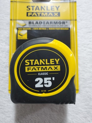 #ad Stanley 25 Ft. 1 1 4 In. Fatmax Classic Tape Measure 33 725 Bladearmor $14.99