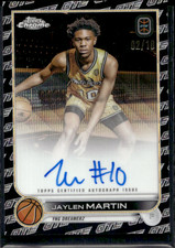 2022-23 Topps Chome OTE Jaylen Martin Black #02/10