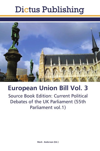 Mark Anderson | European Union Bill Vol. 3 | Taschenbuch | Englisch (2013)-image