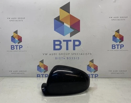 VW Golf MK5 2003-08 NS Left Door Mirror Housing Cover Black 1K0857537 BOX27