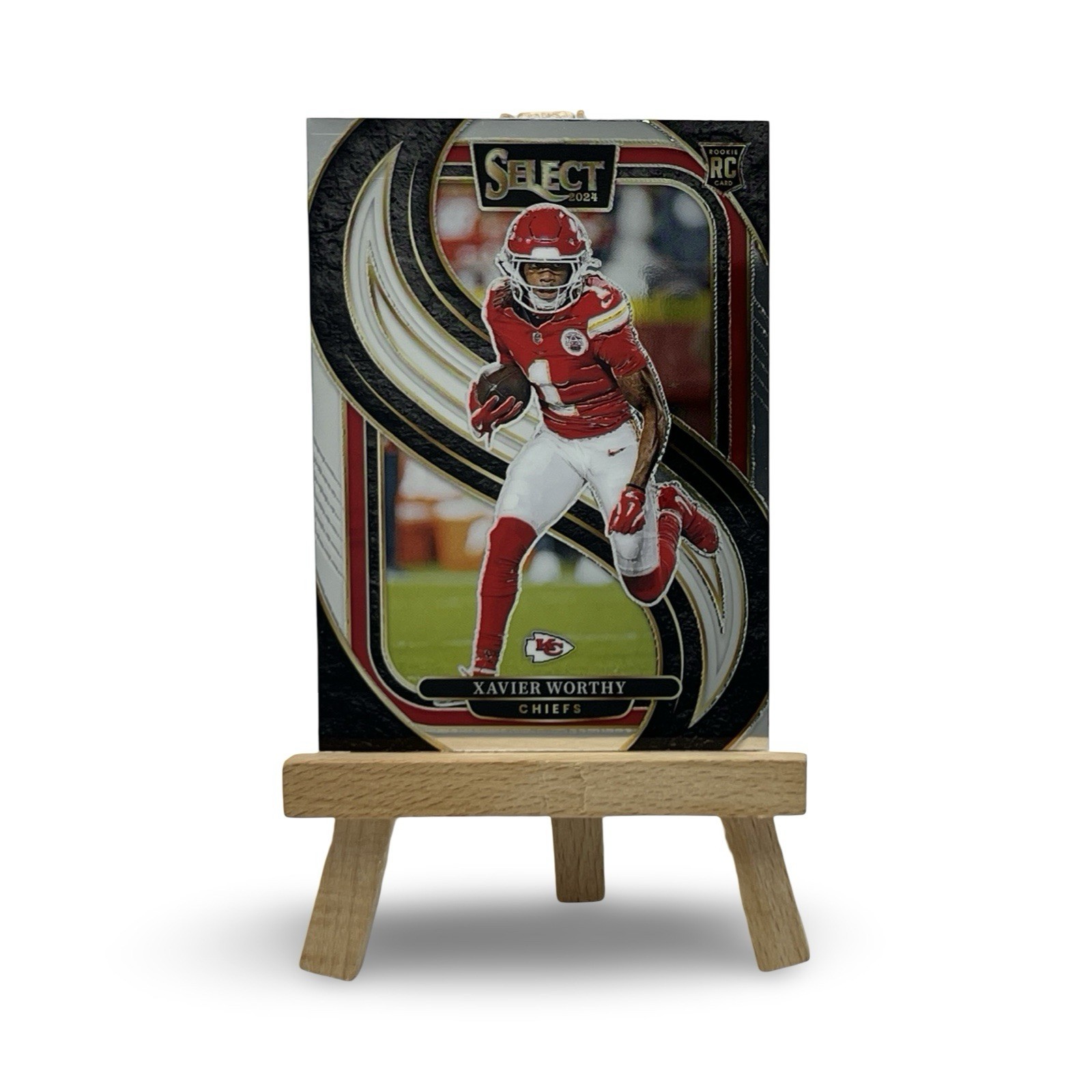 2024 Panini Select - Premier Level Xavier Worthy #119 RC Kansas City Chiefs