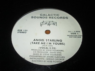ANGEL STARLING TAKE ME I'M YOURS 12'' SINGLE NM US TRAX VINYL FREESTYLE LISTEN
