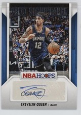 2024-25 Panini NBA Hoops Great SIGnificance Trevelin Queen #GS-TQM Auto 0s55