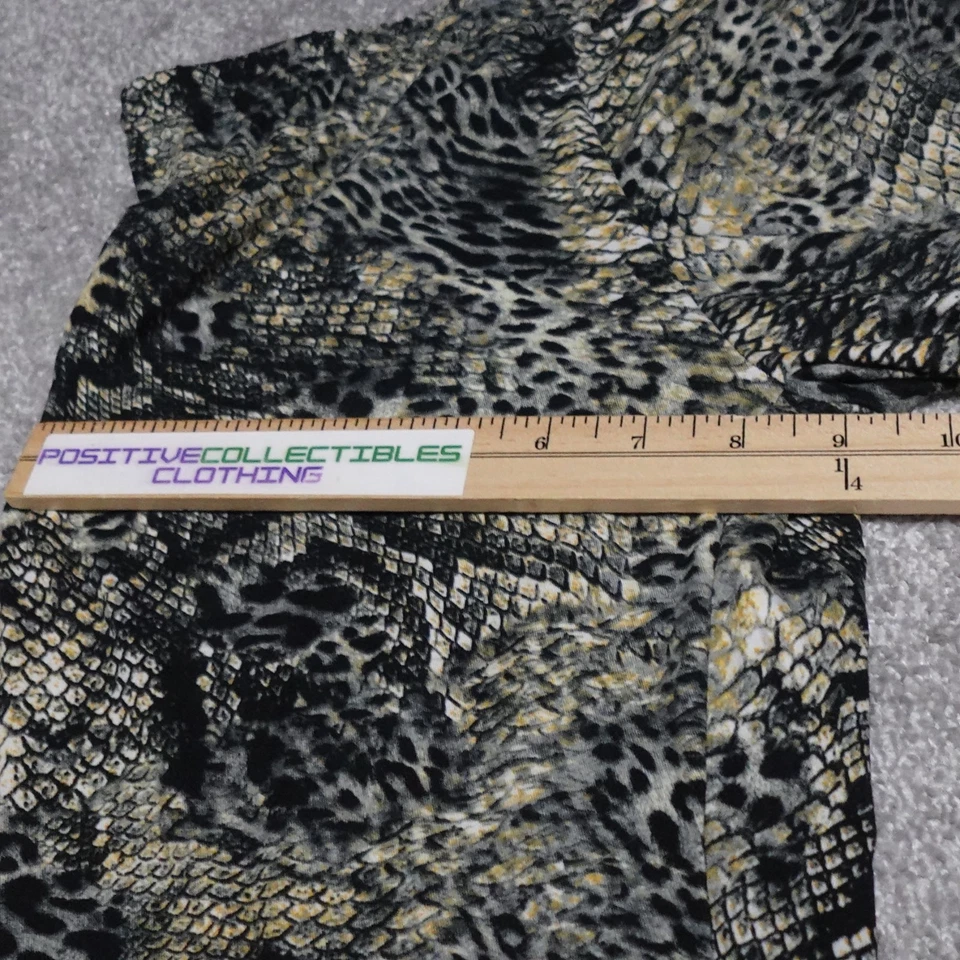 Bobbie Brooks Snakeskin Print Legging Women's Medium Multicolor Skinny - Image 2 of 4