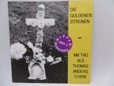 Die Goldenen Zitronen, Am Tag Als Thomas Anders Starb, Weser Label EfA 2412 7"