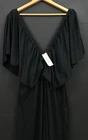 NWT Three Bird Nest Black The Nest On Repeat Open Back Ruffle Jumpsuit Size XL