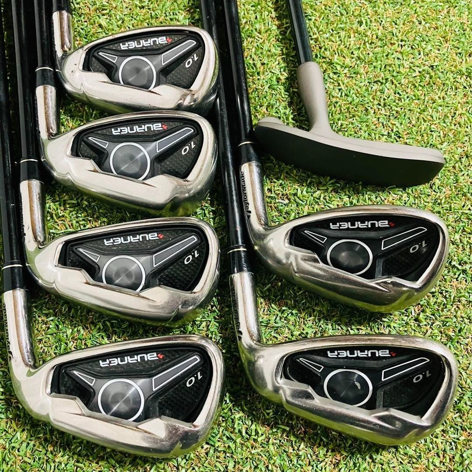 Taylormade Club Set 1W 3W 4H 6-9i Sw PT 10pc RH Graphite Regular Men Golf - Image 4 of 4