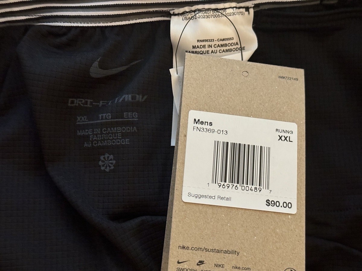 New XXL Nike Dri-Fit ADV AeroSwift Racing Half Tights Black White