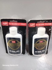 2 pack Rawlings Glovolium Baseball Softball Glove Oil - 4oz