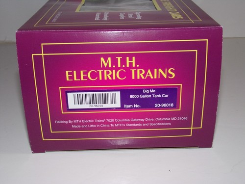 M.T.H. 20-96018 - O Gauge - BIG MO 8000 Gallon MTH Tank Car - New! - Picture 2 of 13