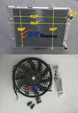 Radiator+Fan For 2007-2014 Polaris RZR 4 800 RZR800 RZR800S RZR 800/800S 08 09