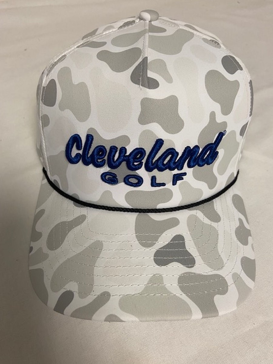 その他 ai Cleveland Camo Hat (Brown, Adjustable) Snapback Golf Cap NEW