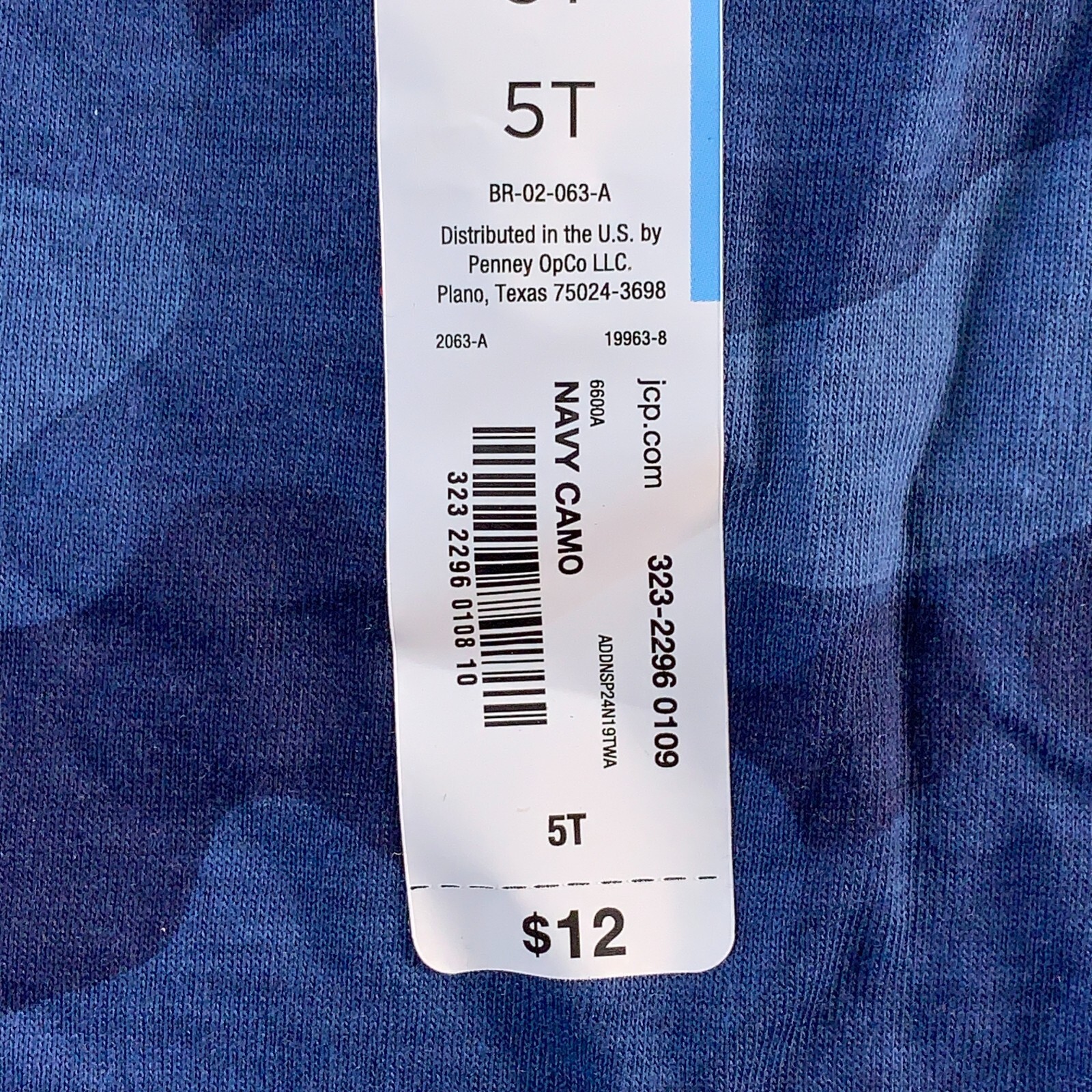 Okie Dokie Toddler Boy Size 5T Green Blue Short Sleeve Crew Neck Tees 2 Pack NWT image 9