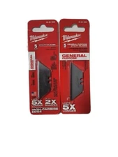 Milwaukee 48-22-1905 (2 pack) of 5 PC General Purpose Utility Blades 