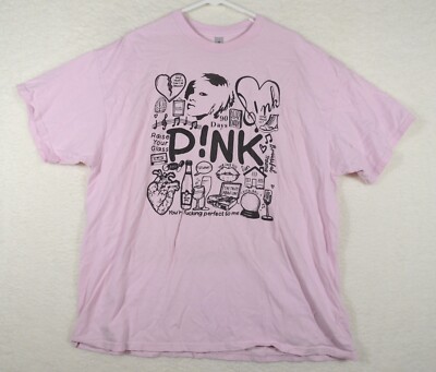 Pink's T-Shirt Heavy Cotton 2XL Wild Hearts Dear Diary Beautiful Trauma 90 days