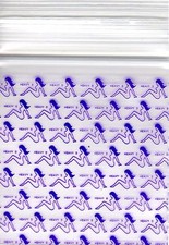 Apple Baggies 2020 Apple 100 Mini ZIPPER Bags PRINTED Design 2" X 2" HEAVY D 