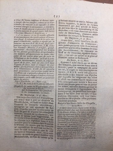 Gazzetta Di Liegi 1794 Descorches Russia E Turchia Lussemburgo Danton Mazuel - Foto 6 di 16