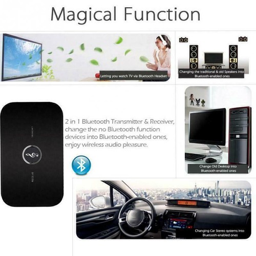 Transmitter & Receiver Wireless Adapter For Home stereos/speakers Bluetooth - Picture 3 of 12