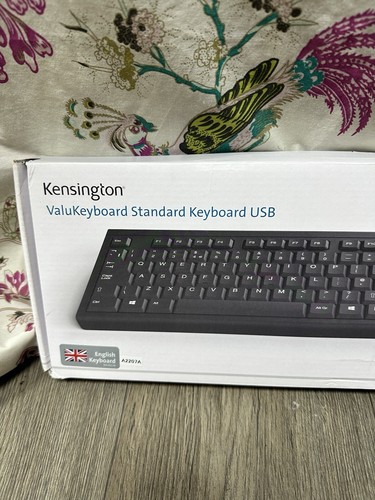 Kensington ValuKeyboard Standard English Keyboard USB Wired - New - Picture 2 of 4