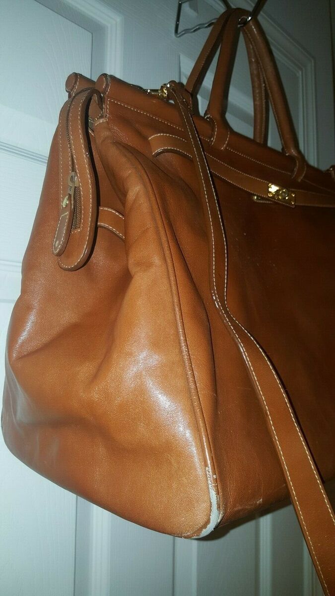 LUNA BORSA Vintage Leather Goods Made in Italy Saddle 100 LUNA BORSA Vintage Leather Goods Made in Italy Saddle 100