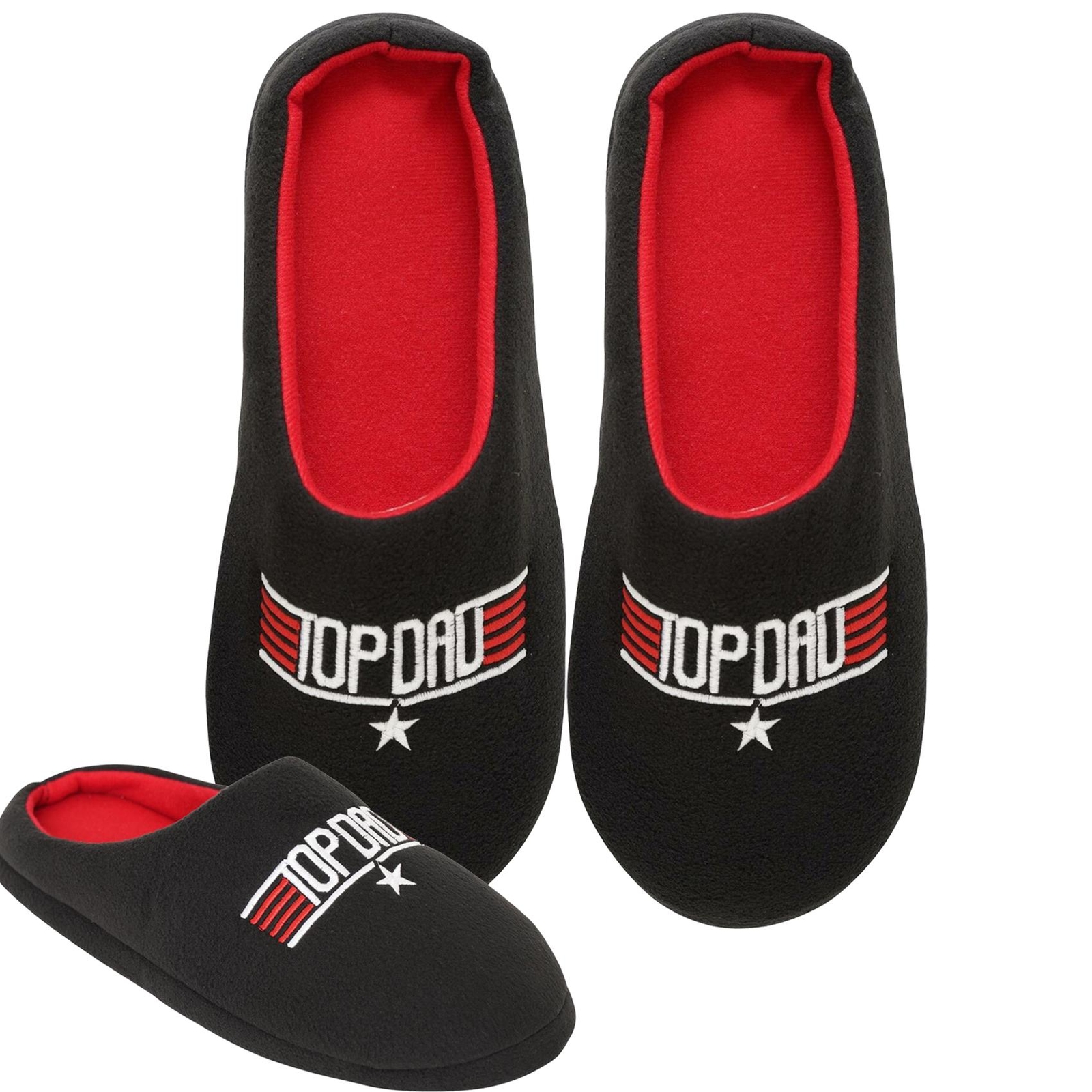 Mens Novelty TOP DAD Black Mule 