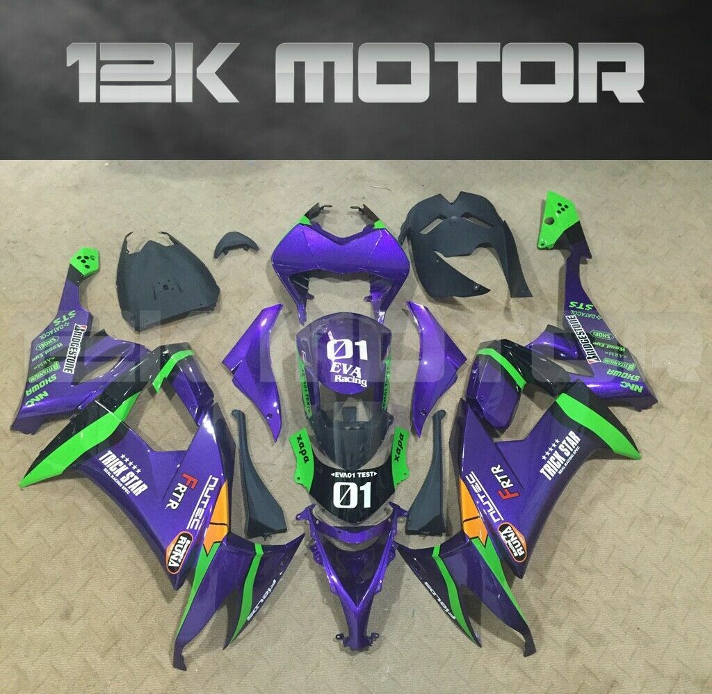 Purple Fairing Set Fairings Kit For 2008 2009 2010 KAWASAKI ZX10R