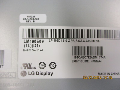 LM190E09-TLD1 LG Display LCD Display Panel Brand NEW!