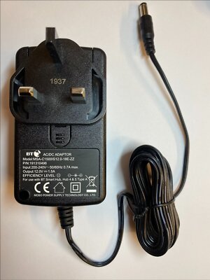 Ersatz 12 V 1,5 A AC-DC Adapter für MEDION HDDRIVE 2 GB externe Festplatte