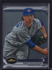 2012 TOPPS FINEST RC DREW HUTCHISON #18 BLUE JAYS 