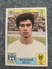 Panini World Cup Mexico 70 (1970) Israel Menachem Bello (Green Back)