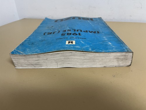 1985 Isuzu Impulse (JR) Factory Workshop Service Manual - Picture 7 of 8