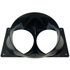 Antminer S21 T21 S19 Double Fan Shroud 6 inch To 2x4 Miner Duct 2x120mm USA made