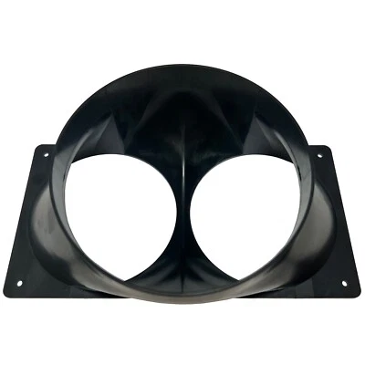 Antminer S21 T21 S19 Double Fan Shroud 6 inch To 2x4 Miner Duct 2x120mm USA made