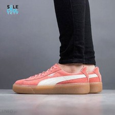 PUMA Suede Platform Pink Brown Sneaker Shoes 363906-04