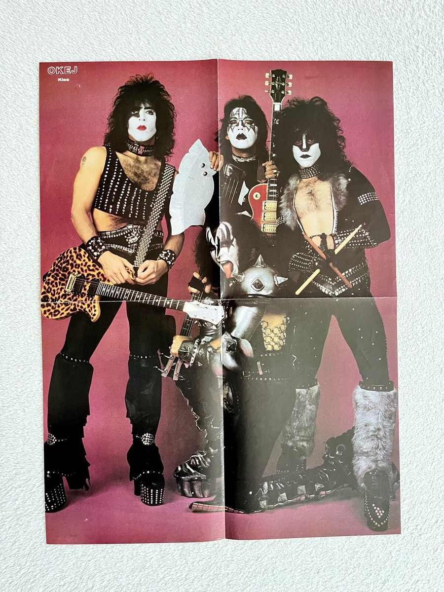 KISS 1982 CREATURES OF THE NIGHT Swedish Poster Music Magazine