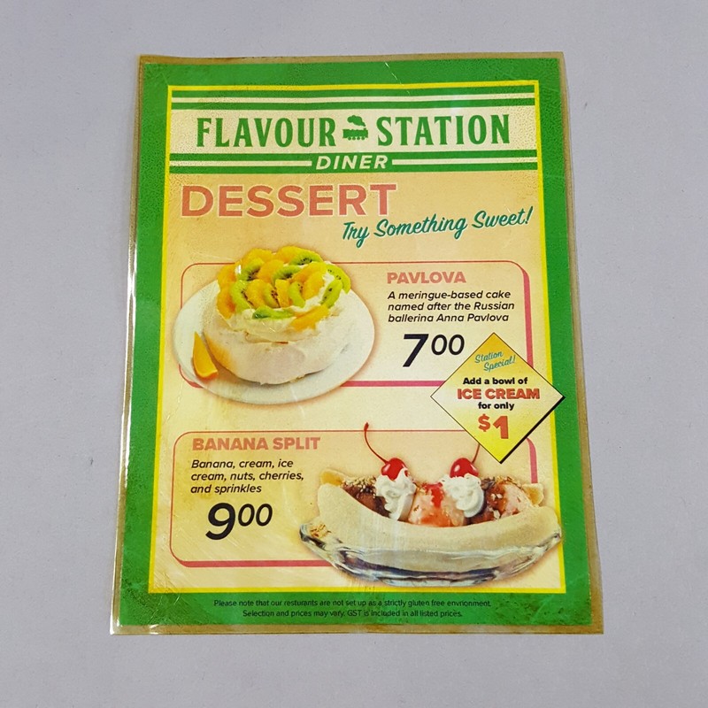 Image 12 of PREACHER - Screen Used Flavour Station Dessert Menu from Season 4 -  COA