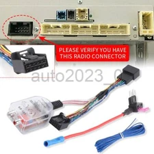 Plug&Play Wire Harness Radio Add A Subwoofer Amplifier For Toyota   2017-2020