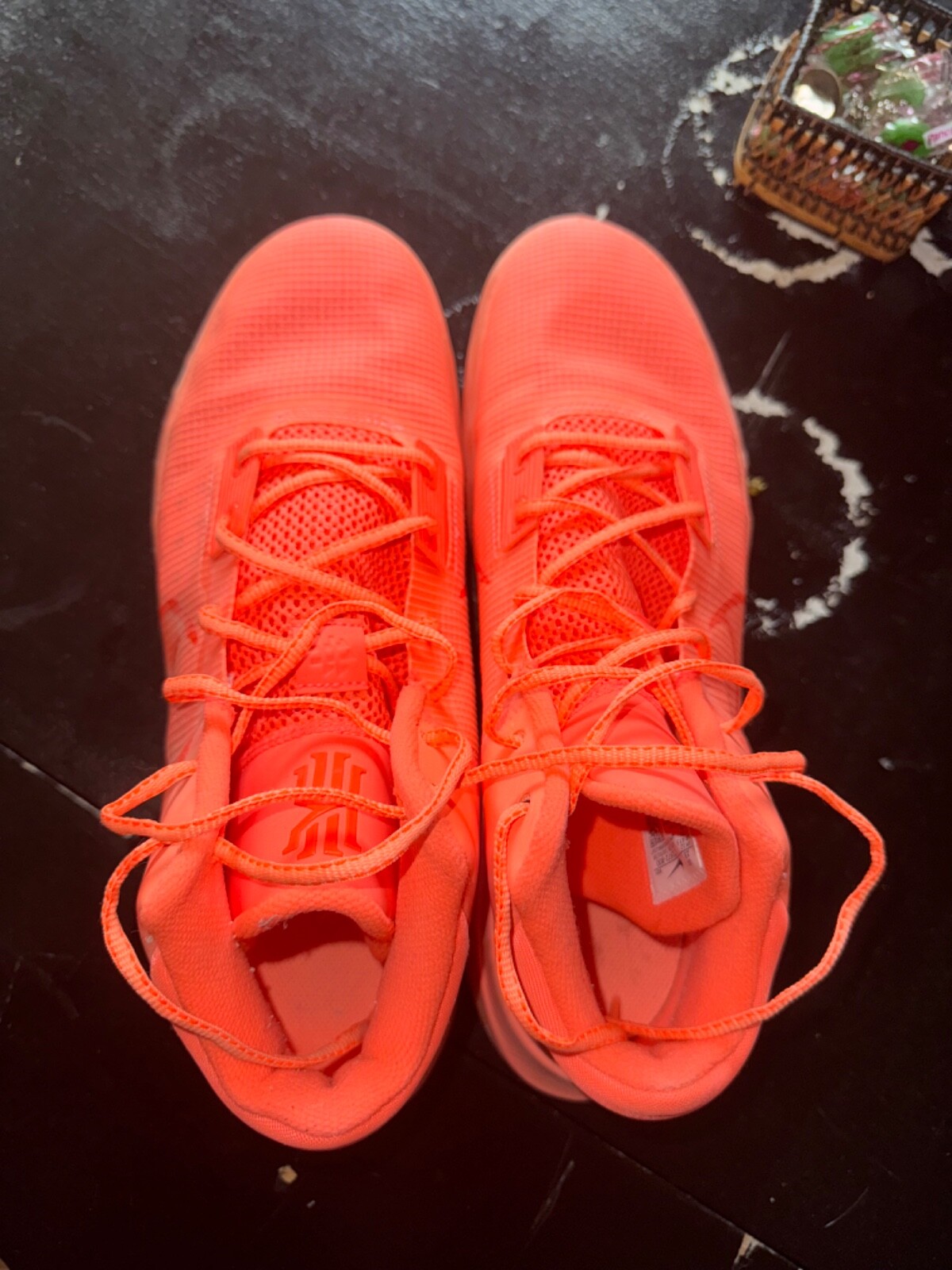 Kyrie Flytrap Size 13 Bright Mango. Used shoes wi… - image 3