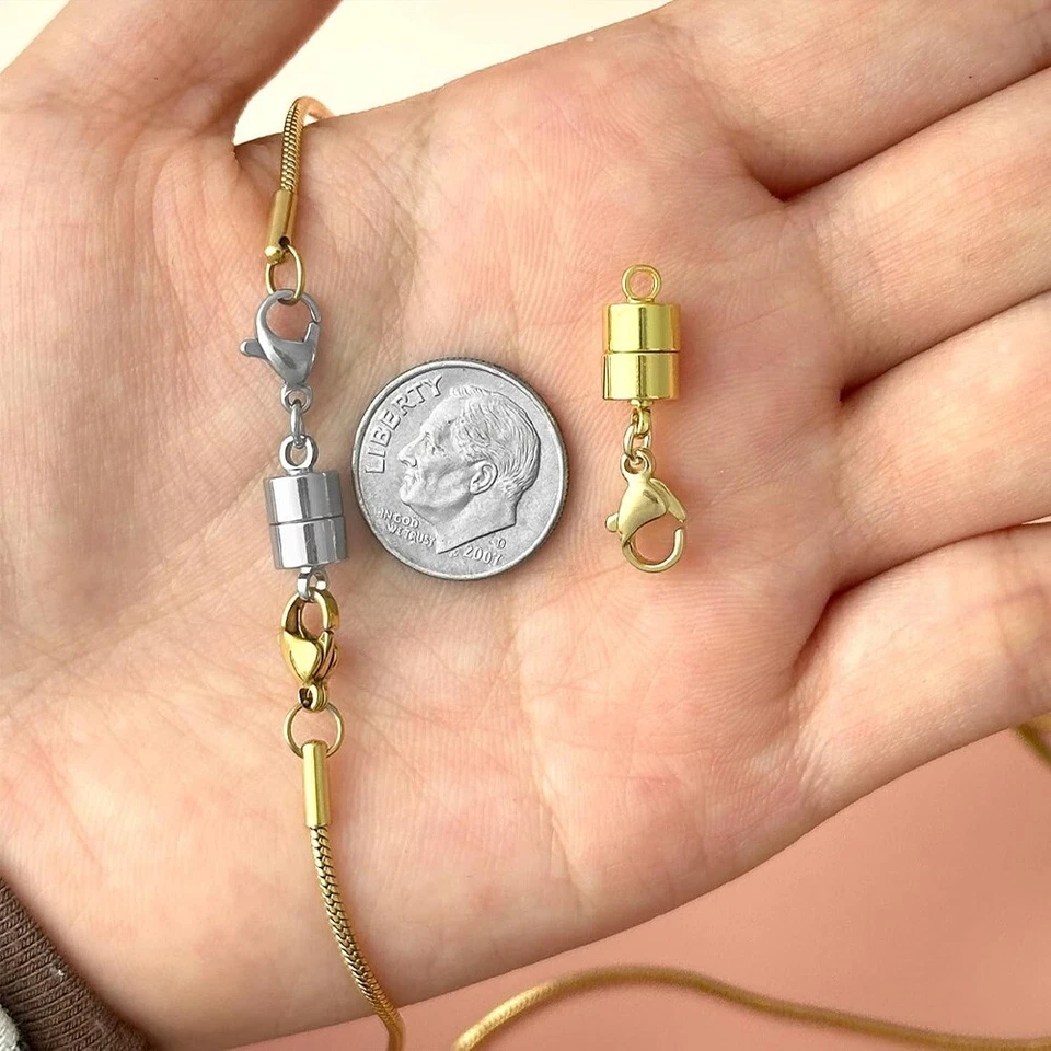 Cierre magnético para collar, cierres magnéticos para collar y cierres para cuello de pulsera Foto 4 de 4