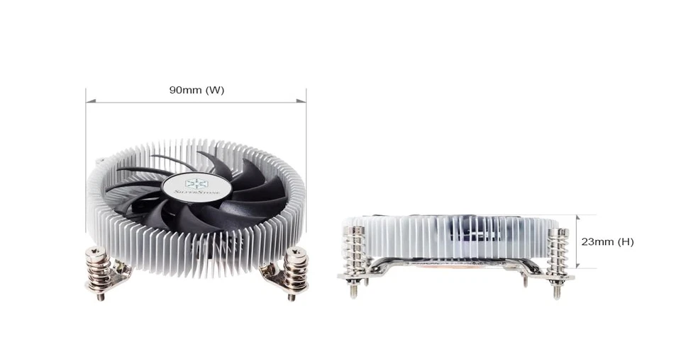 Silverstone Nitrogon NT07-115X Low Profile Air CPU Cooler - Image 3 of 4