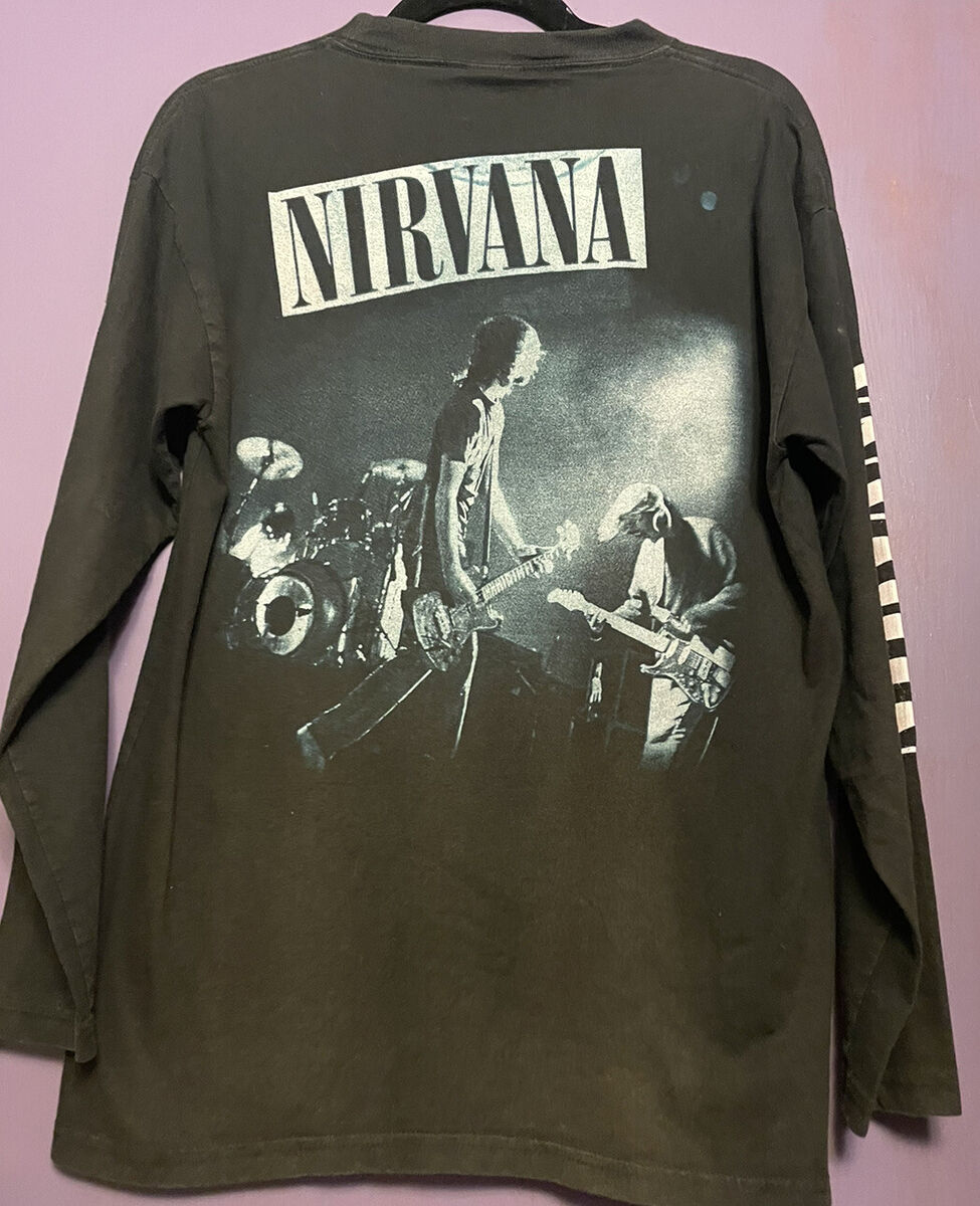 Vintage Nirvana long sleeve shirt Adult Large Nevermind Kurt Vintage Nirvana long sleeve shirt Adult Large Nevermind Kurt
