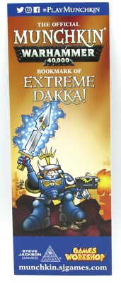 Munchkin Warhammer 40,000 Bookmark of Extreme Dakka (Promo) Special Rules 40K