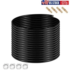 3/8" 656ft PVC Self Sinking Aeration Hose Weighted Pond Aerator Tubing for Patio