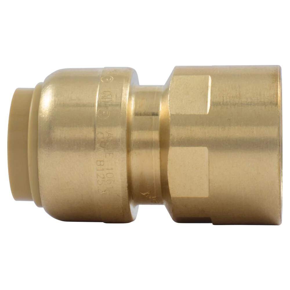 SharkBite 1/2 in. Push-to-Connect x FIP Brass Adapter Fitting