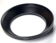 72mm Wide Angle Metal Lens Hood Anti Glare Sun Shade Screw-in 72 mm E72 E-72