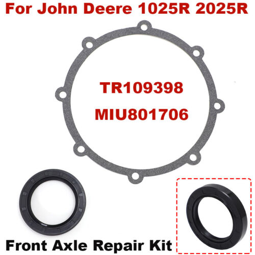 Für John Deere 1025r 2025r Vorderachse Reparatursatz Leck beheben - TR109398,MIU801706 - Bild 1 von 15